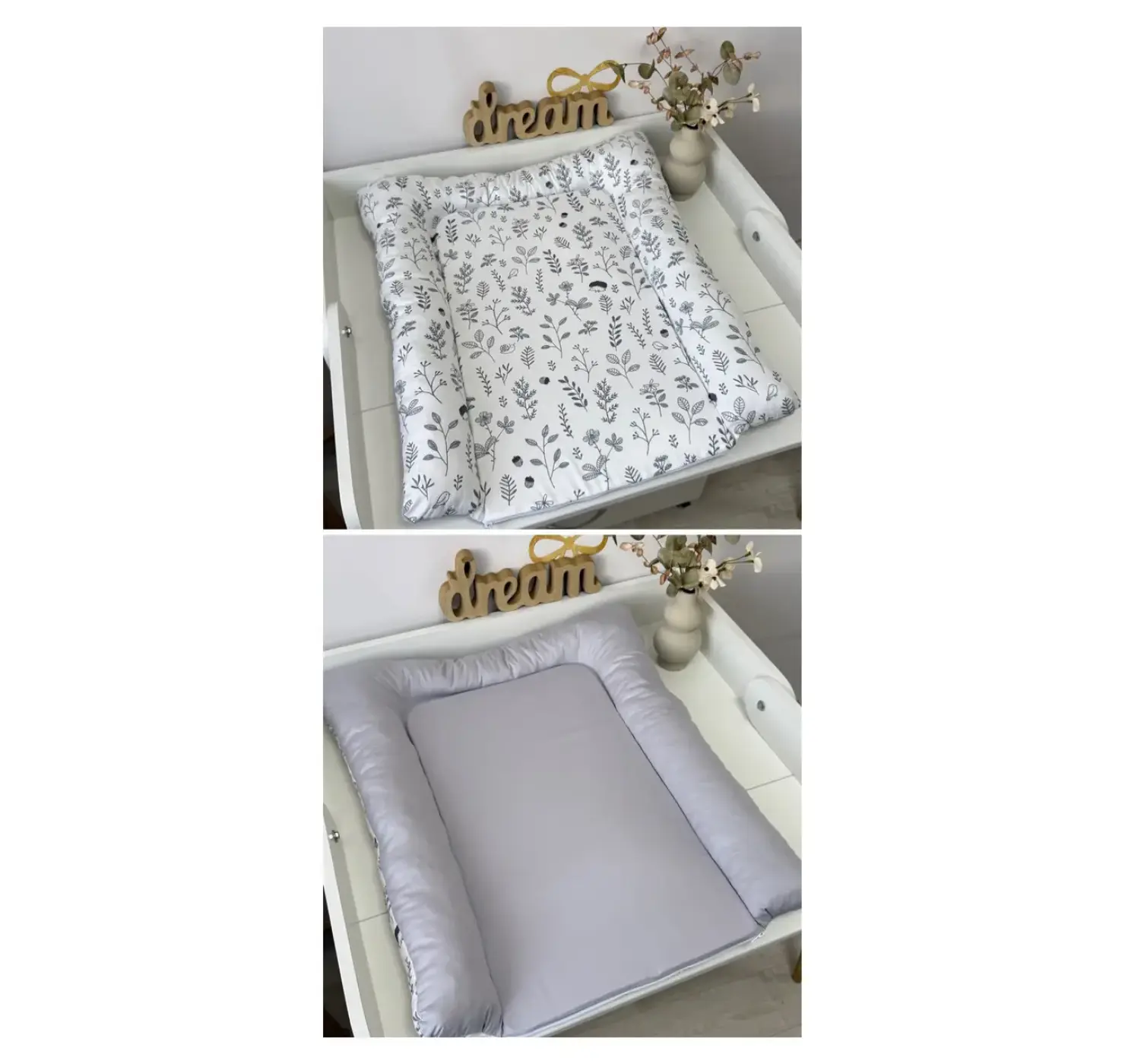 Повивальний матрац Їжачок . Колір: Сірий: Розміри : 50*70. Home.mama