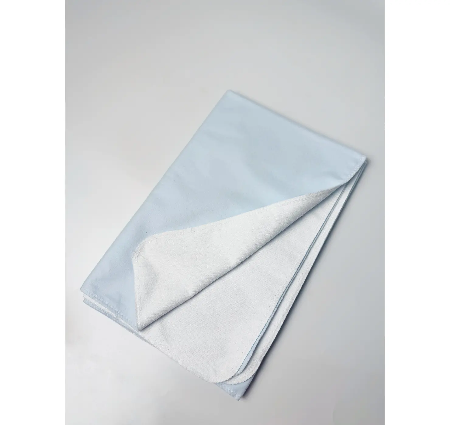 Пеленка непромокаюча байка. Розмір: 90/70. Колір: Білий/Сірий. Home.mama. вид 6