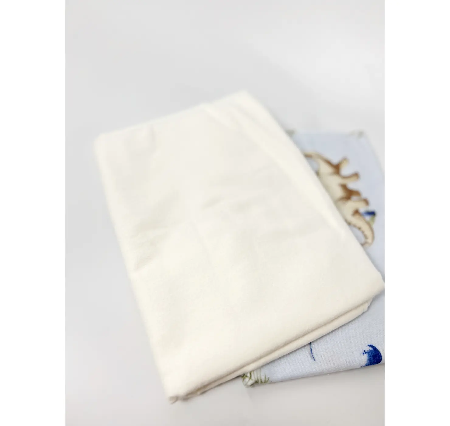 Пелюшка байка Однотон. Колір: Молочний. Матеріал: Байка. | Розмір: 100х80. Home.mama