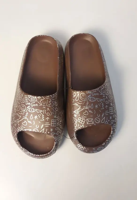 Тапки резинові. Розмір 37| Колір: Коричневий. Progress service