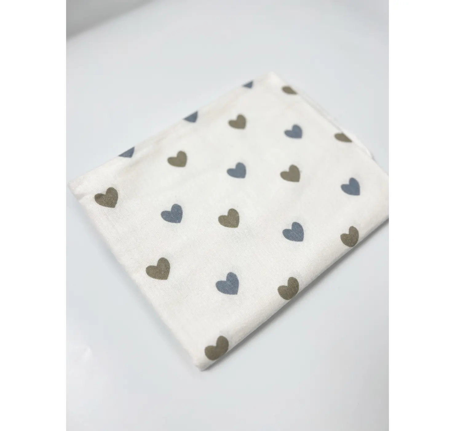 Пелюшка байка Серця. Матеріал: Байка. Колір: Жовтий| Розмір: 90х80. Home.mama вид 2