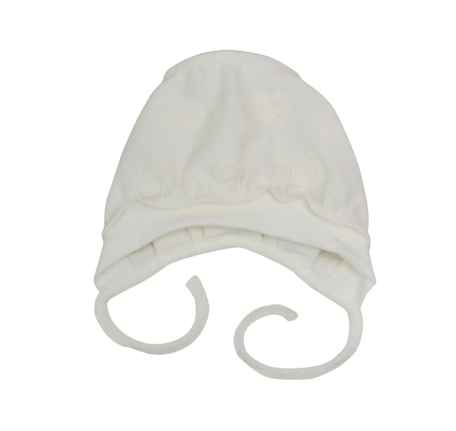 Шапочка на зав'язках у пологовий. Колір : Бежевий. Розмір: 41. MiniKin вид 2