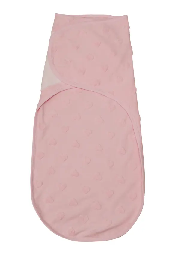 Пелюшка кокон на липучці. Розмір: 56/62.  Колір: Рожевий. MINI KIN