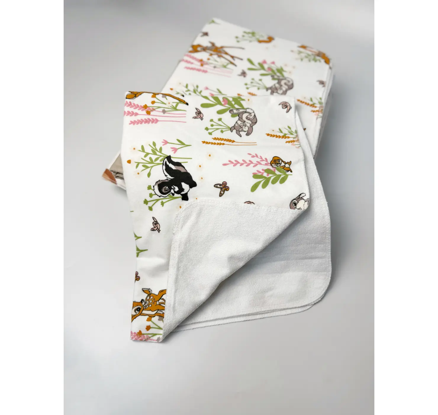 Пеленка непромокаюча байка. Розмір: 50/70. Колір: Помаранчевий. Принт: Звірята. Home.mama.