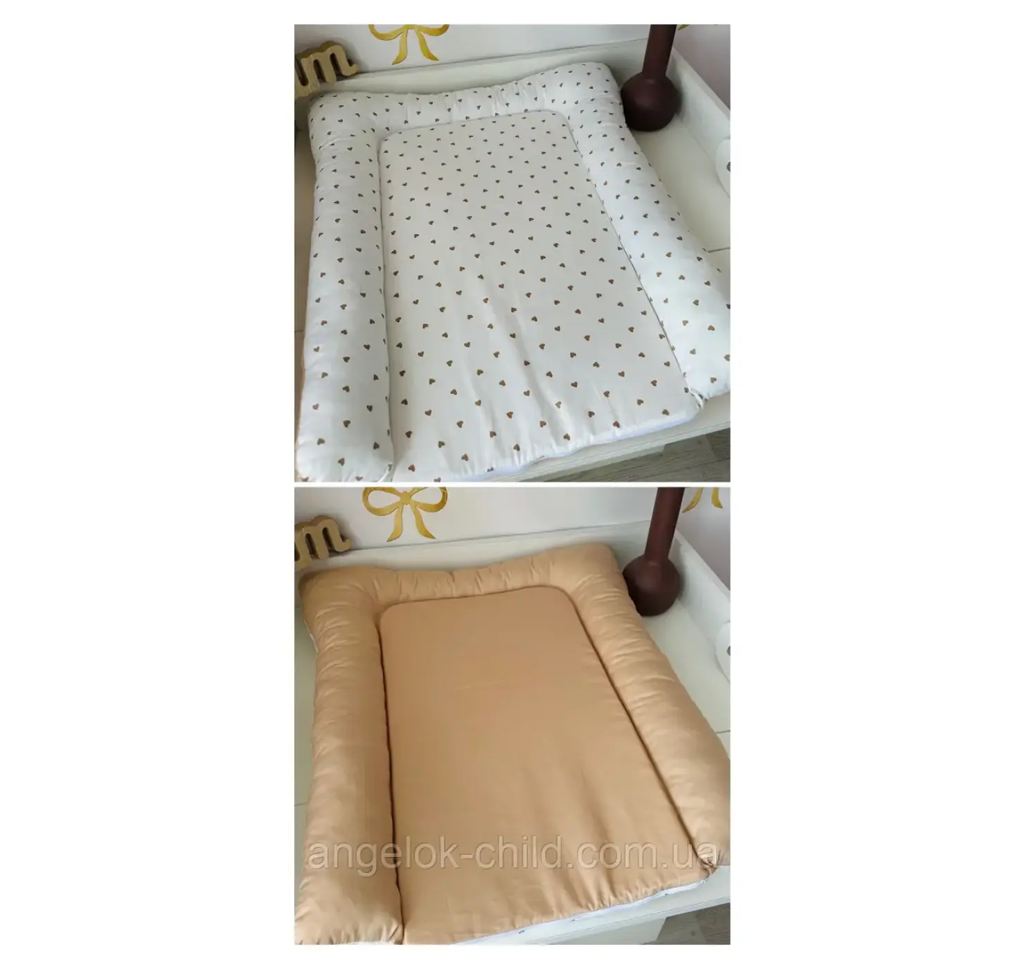 Повивальний матрац Їжачок . Колір: Сірий: Розміри : 50*70. Home.mama вид 4