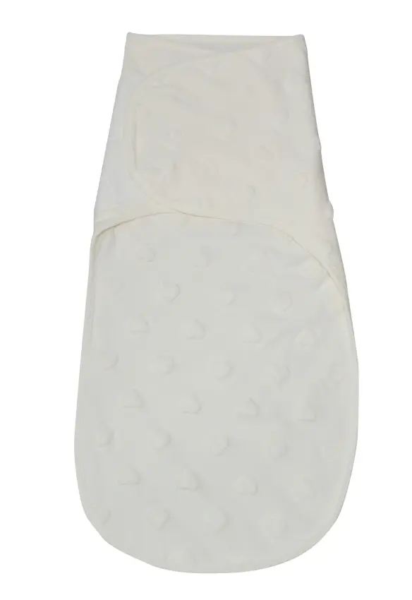 Пелюшка кокон на липучці. Розмір: 56/62.  Колір: Молочний. MINI KIN