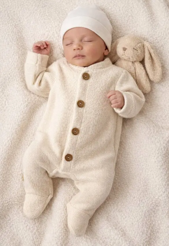 Дитячий демісезонний комбінезон . Розмір : 56 . Колір: Бежевий. Мамине Чадо.