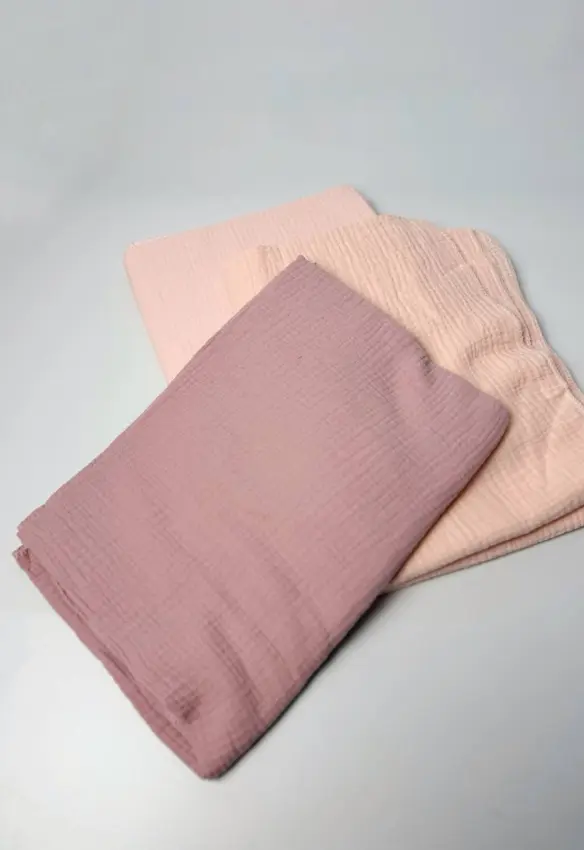 Пелюшка муслін жатка. Колір: Пудра. Розмір: 100х130 | Матеріал: Муслін. Home.mama