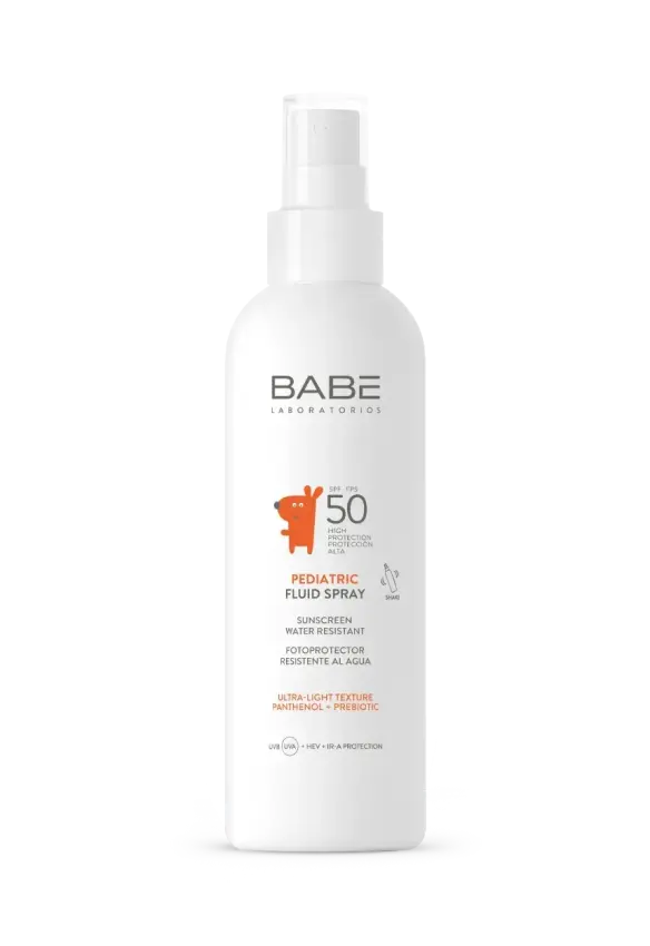 Дитячий сонцезахисний флюїд-спрей із пантенолом і пребіотиком spf 50. Розмір: 200 мл