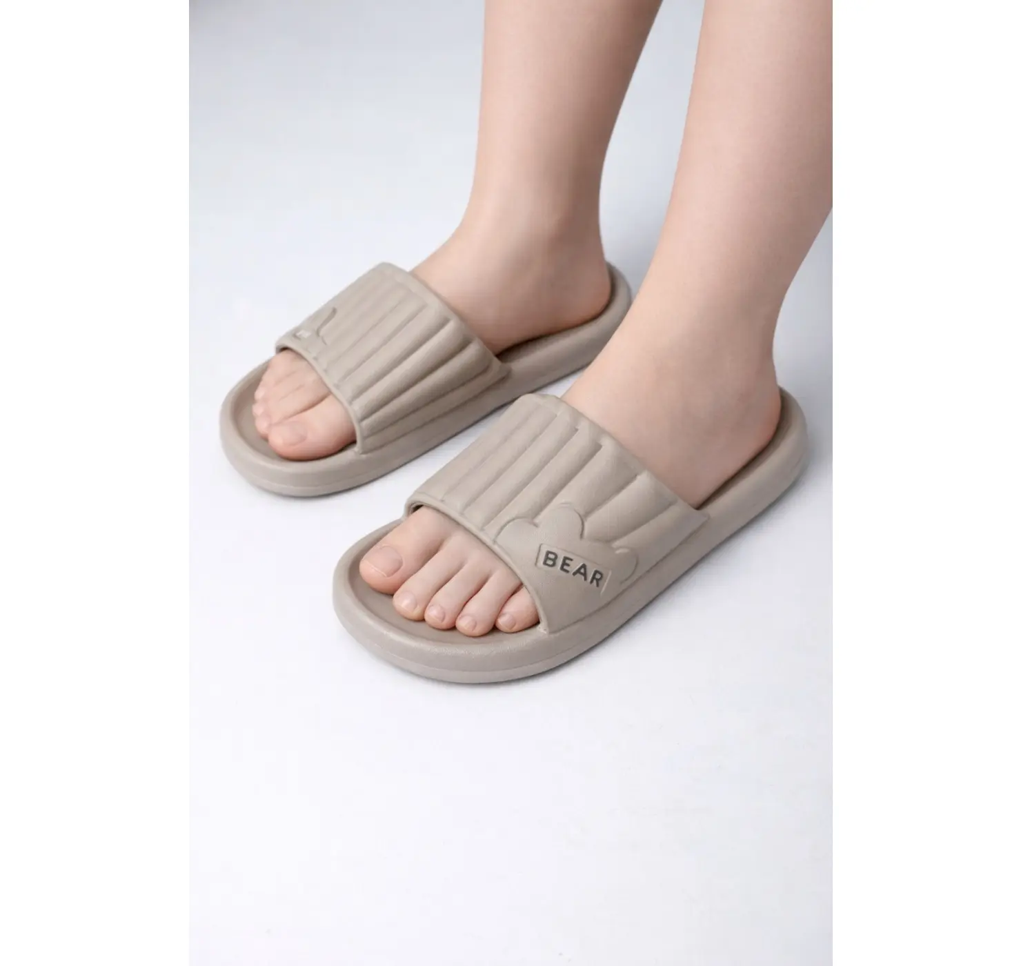 Тапки резинові. Розмір 36.| Колір: Бежевий. Дрімстан вид 1