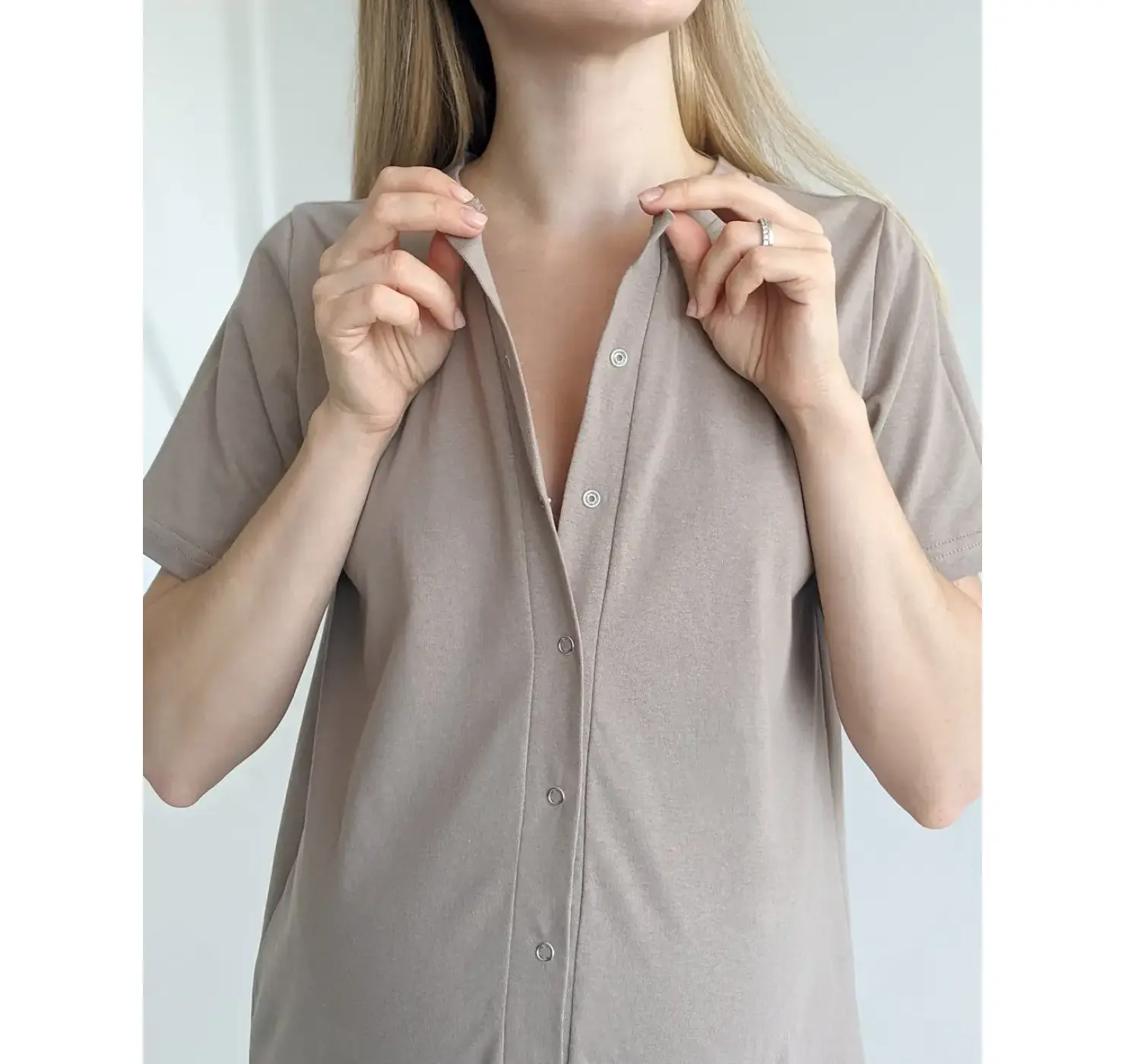 Сорочка для пологів у родзал. Колір: Капучино | Розмір: 50/52. DIVATEX вид 1