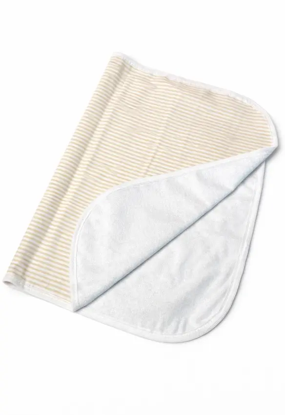 Непромокаюча багаторазова пелюшка. Колір: Бежевий. Матеріал: Бавовна/Махра. | Розмір: 40*60. Home.mama