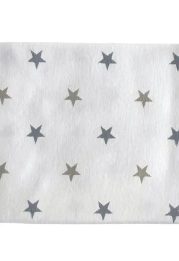 Байкова пелюшка. Принт Зірка. Матеріал: Байка. Колір : Бежевий/Сірий.| Розмір: 100х80. Home.mama