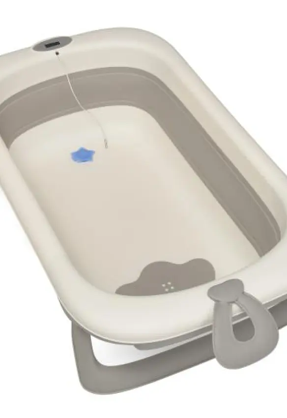 Ванночка дитяча з термометром  Gray. Колір: Сірий.