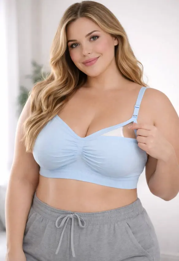 Топ для годування. Колір: Блакитний | Розмір: 3XL. Солмаз