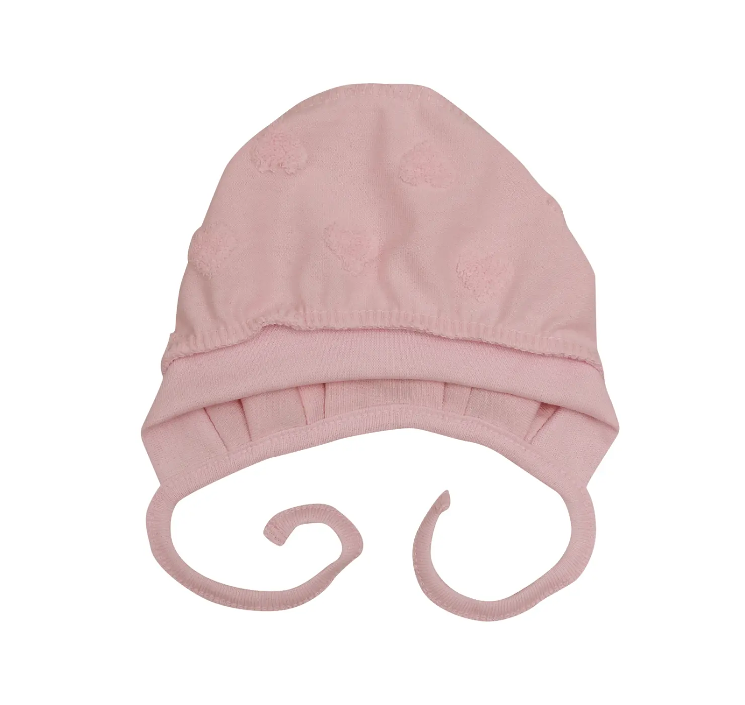 Шапочка на зав'язках у пологовий. Колір : Бежевий. Розмір: 41. MiniKin вид 1