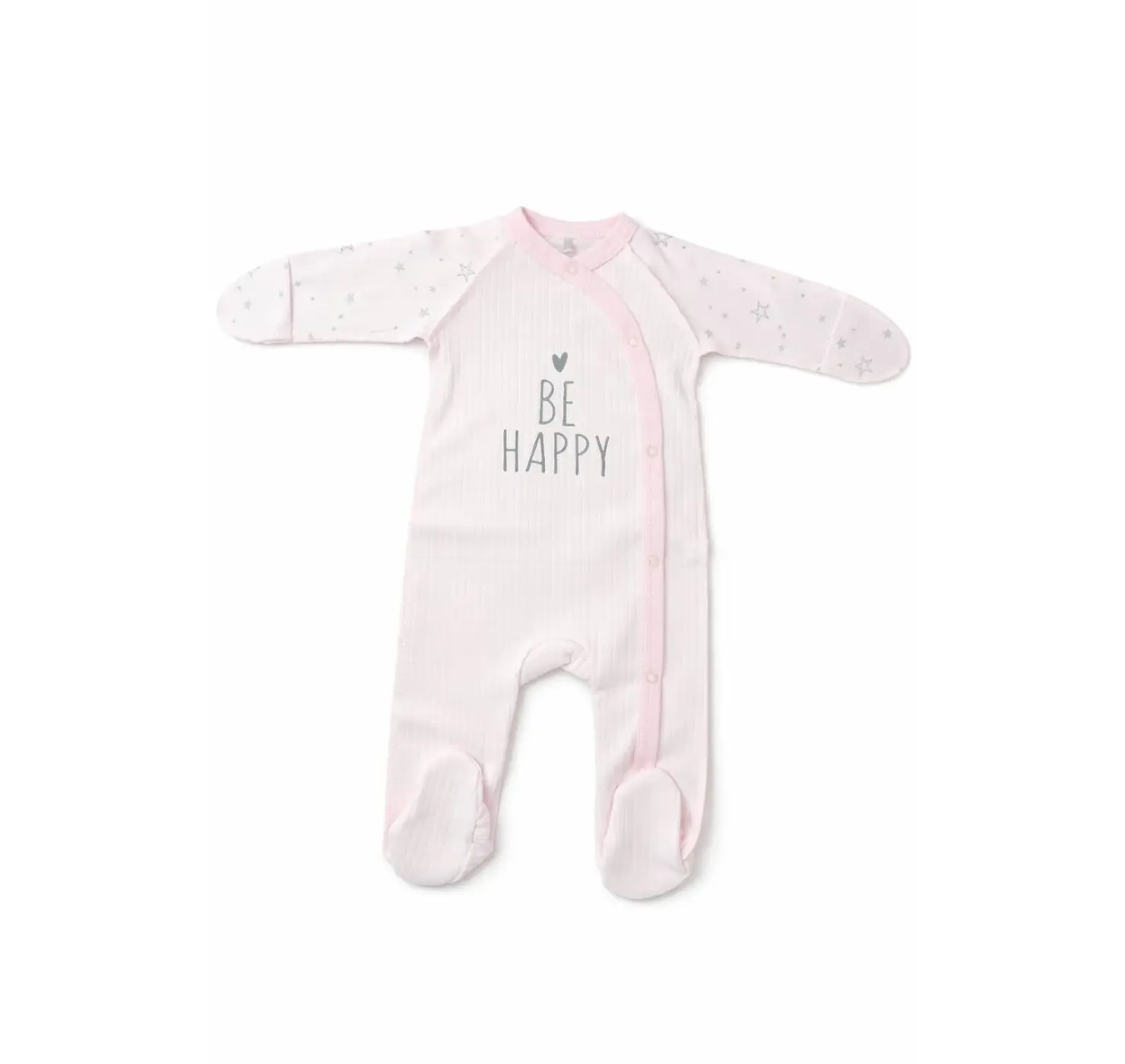 Чоловічок ясля рубчик. Принт: Зірка. Розмір: 56 | Матеріал: Інтерлок | Колір: Рожевий. Sweet Mario