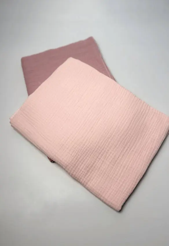 Пелюшка муслін жатка. Колір: Світло- Рожевий. Розмір: 90х70 | Матеріал: Муслін. Home.mama