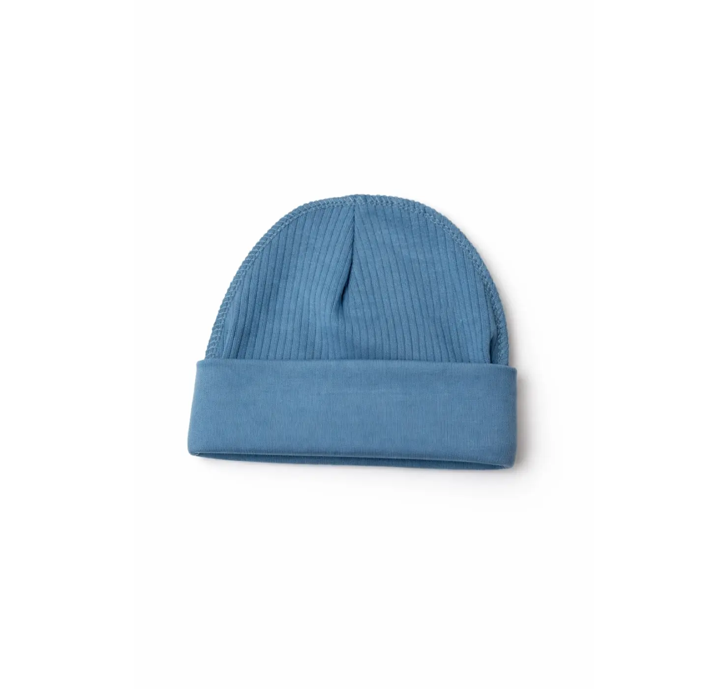 Базова шапочка в пологовий. Колір : Синій | Розмір: 0-2 міс .Sweet Mario