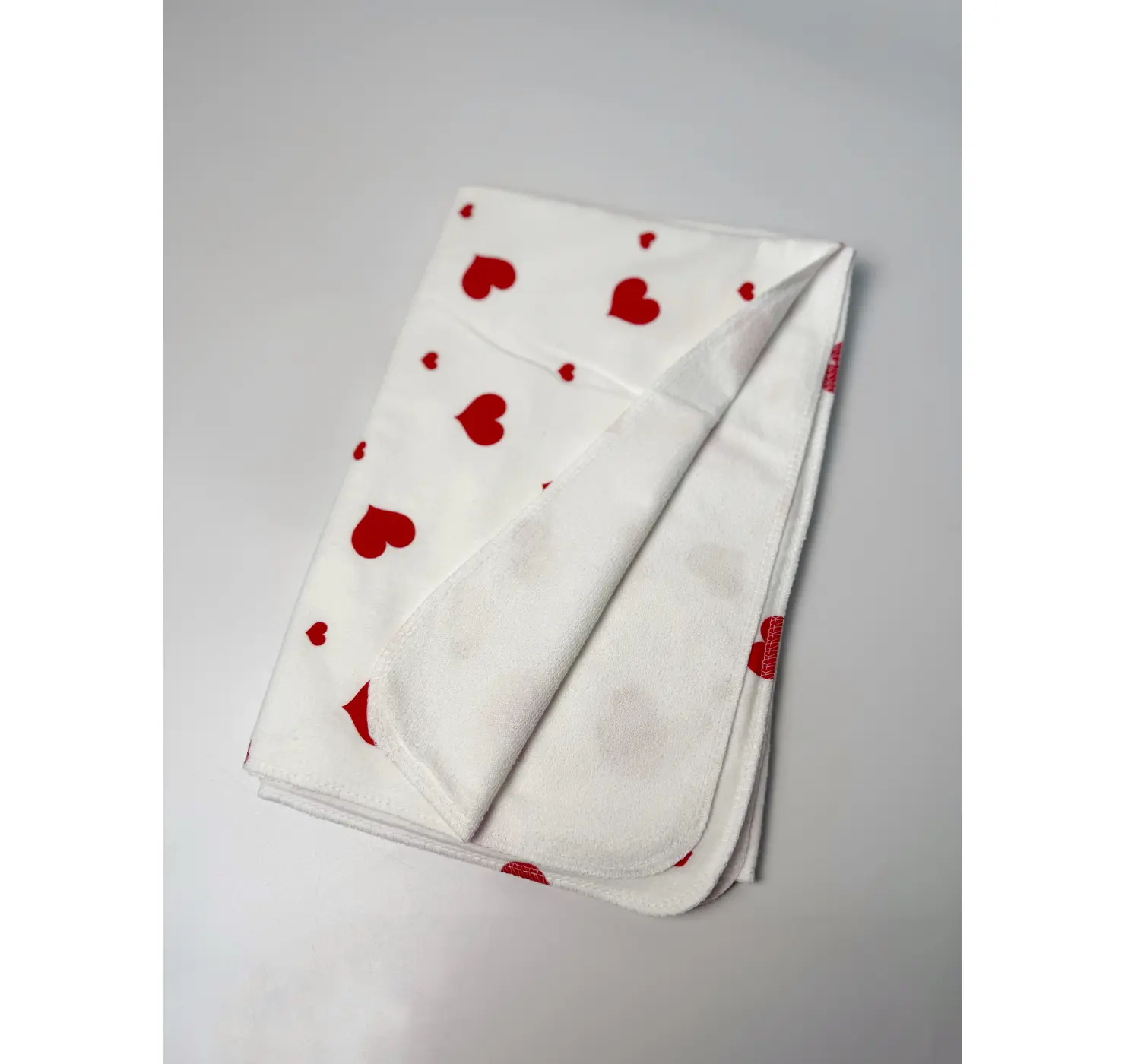 Пеленка непромокаюча байка. Розмір: 90/70. Колір: Білий/Сірий. Home.mama. вид 3