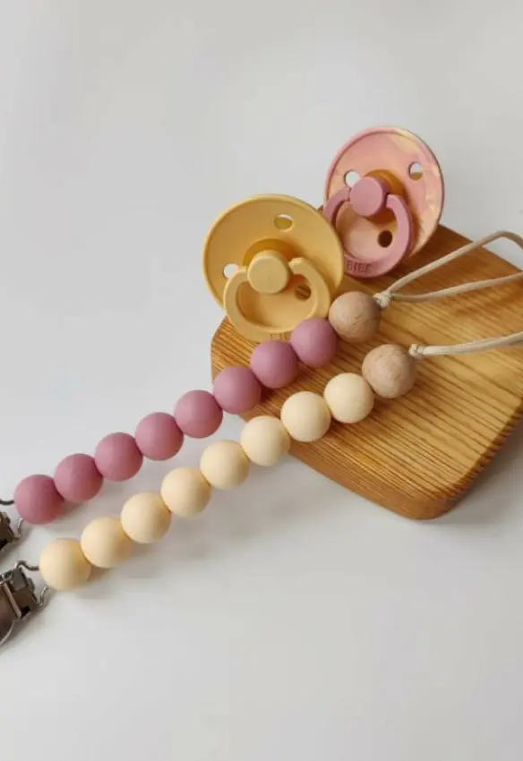 Силіконовий тримач Classic. Колір: Слонова кістка. Home.mama