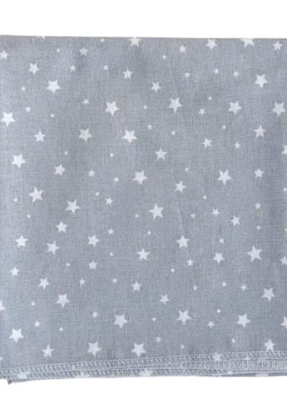 Пеленка Зірки.Колір: Темно-Сірий.  Розмір: 80х90 | Матеріал: Ситець. Sweet Mario