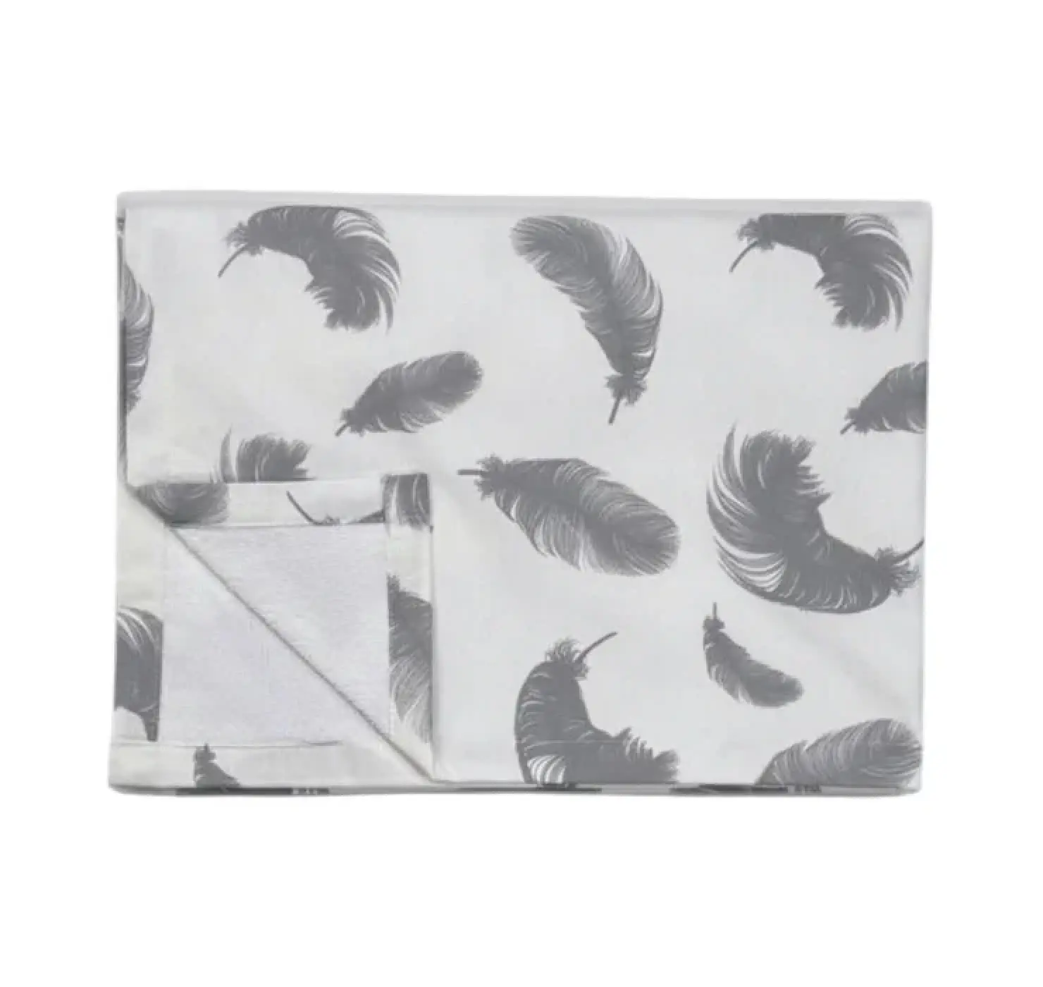 Непромокаюча багаторазова пелюшка. Принт: Сердця. Колір: Мокко. Матеріал: Бавовна/Махра. | Розмір: 50*75. Home.mama вид 4