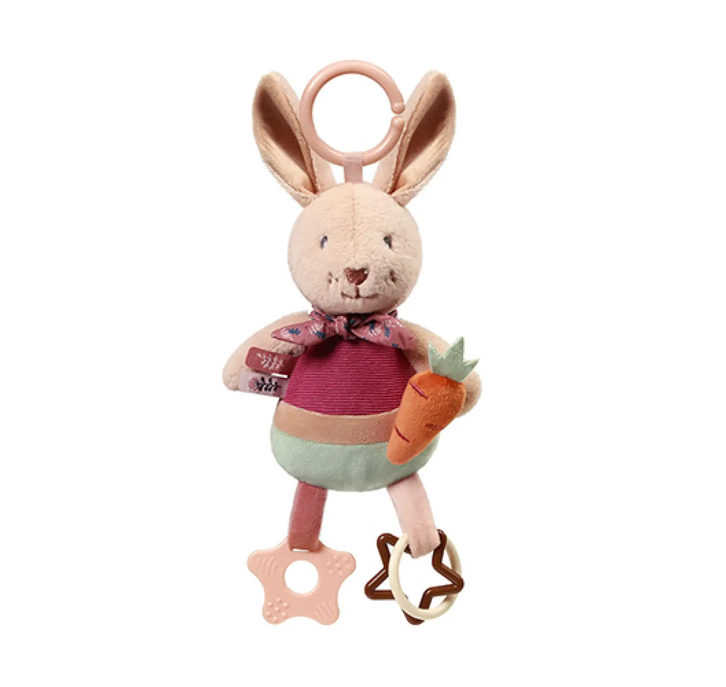 Іграшка-підвіска контрасна Кролик Каро. BabyOno