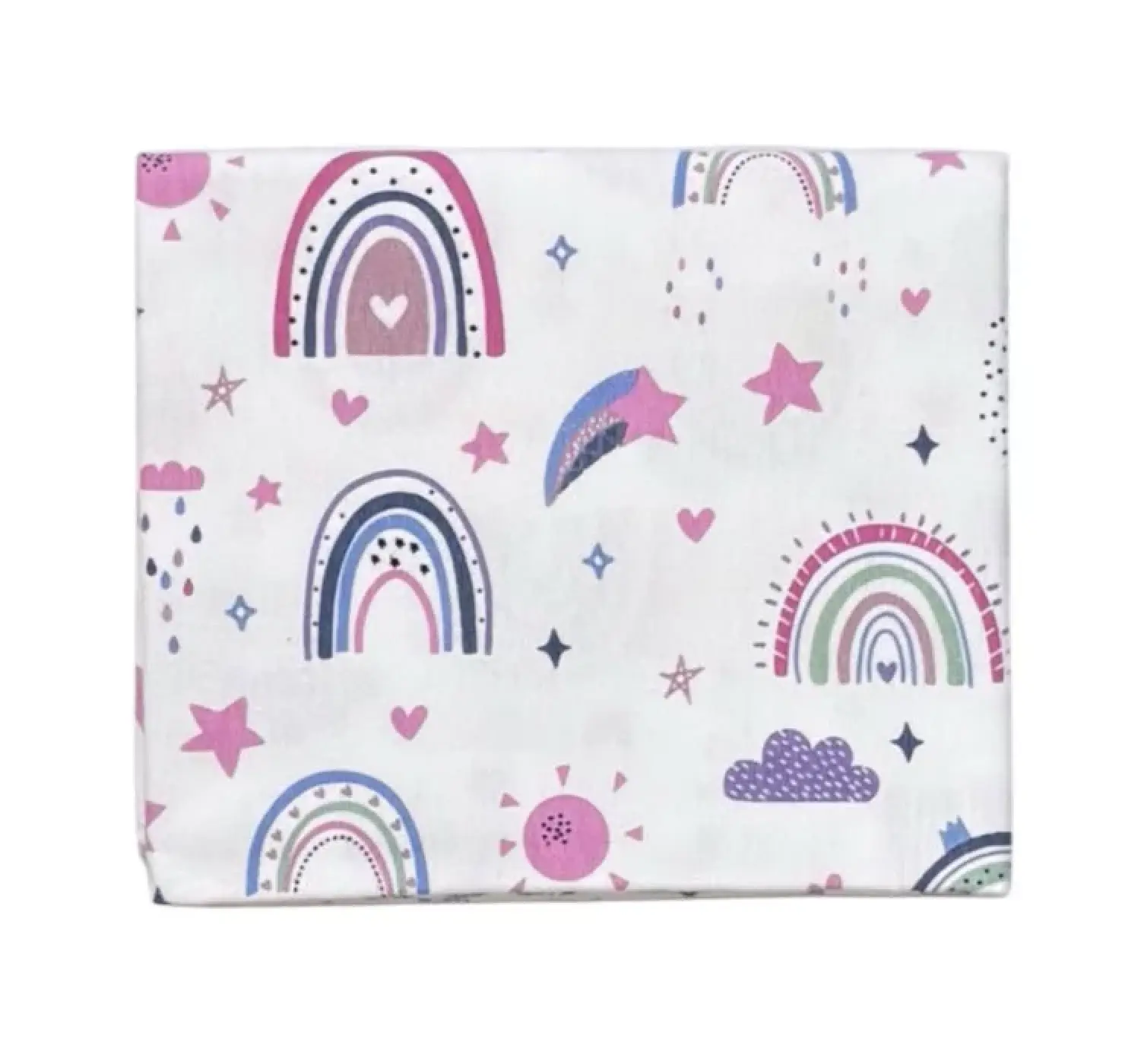 Пелюшка байка Веселка. Колір: Жовтий. Матеріал: Байка. | Розмір: 100х80. Home.mama вид 13