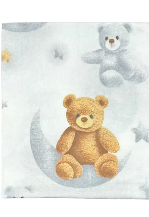 Пелюшка байка Ведмедик на місяці . Колір: Бежевий. Розмір : 90/80 Home.mama