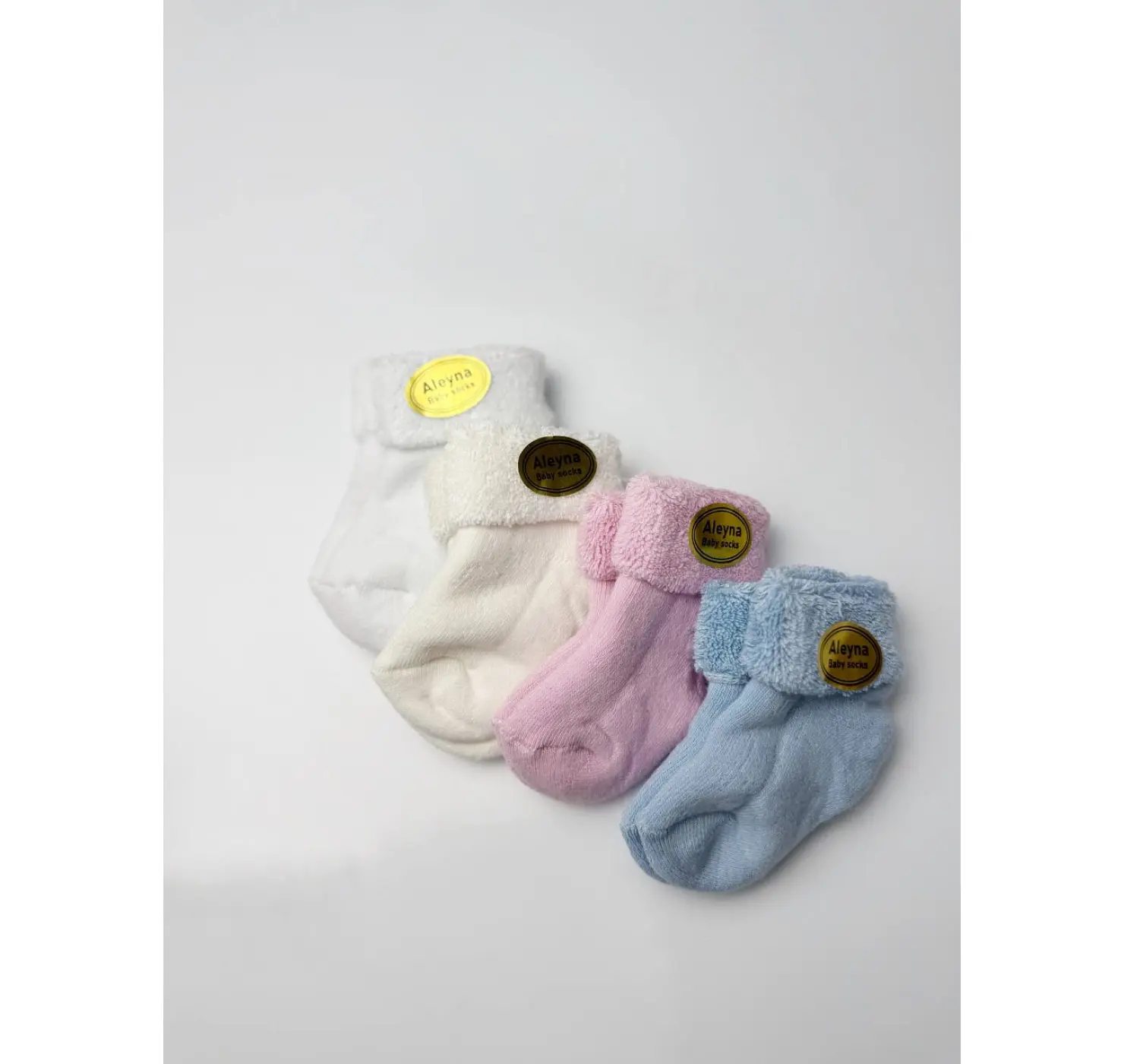 Утеплені махрові шкарпетки. Розмір: 0-6. Колір: Рожевий. Home.mama вид 2