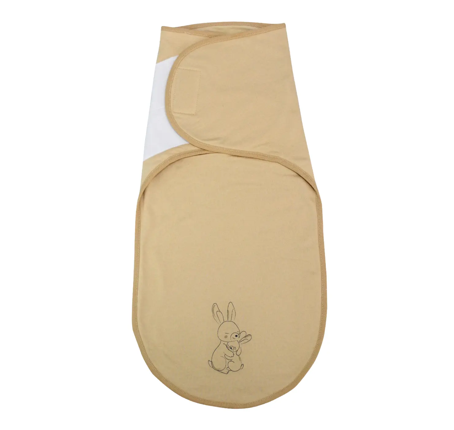 Пелюшка кокон на липучці. Колір: Бежевий . MINI KIN