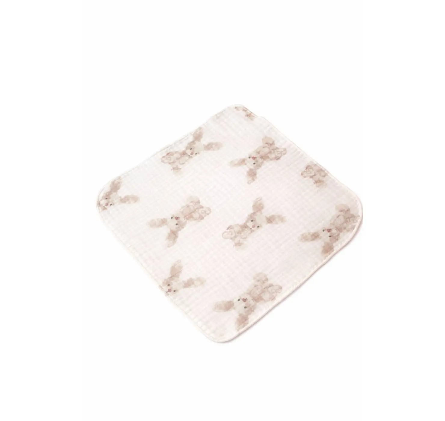 Мусліновий платок Зайчик . Колір: Білий. Sweet Mario