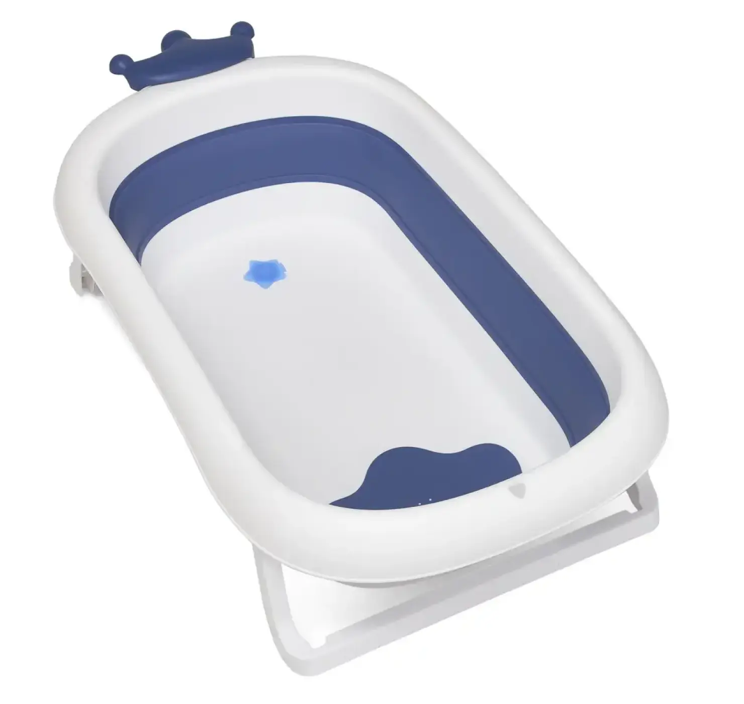 Ванночка для немовлят  ME 1105 CROWN Deep Blue Колір: Блакитний.El Camino. вид 2