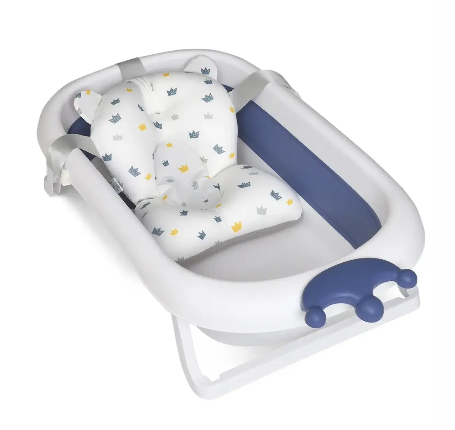 Ванночка для немовлят  ME 1105 CROWN Deep Blue Колір: Блакитний.El Camino.
