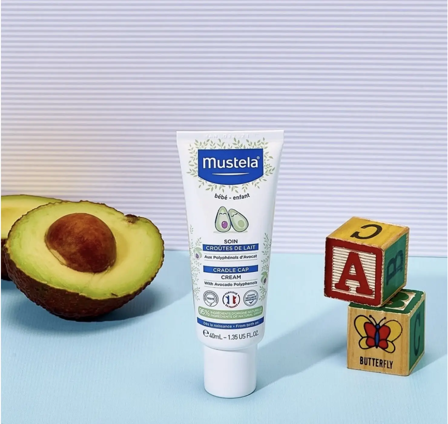 Крем від себорейних скоринок. Розмір: 40 мл. Mustela