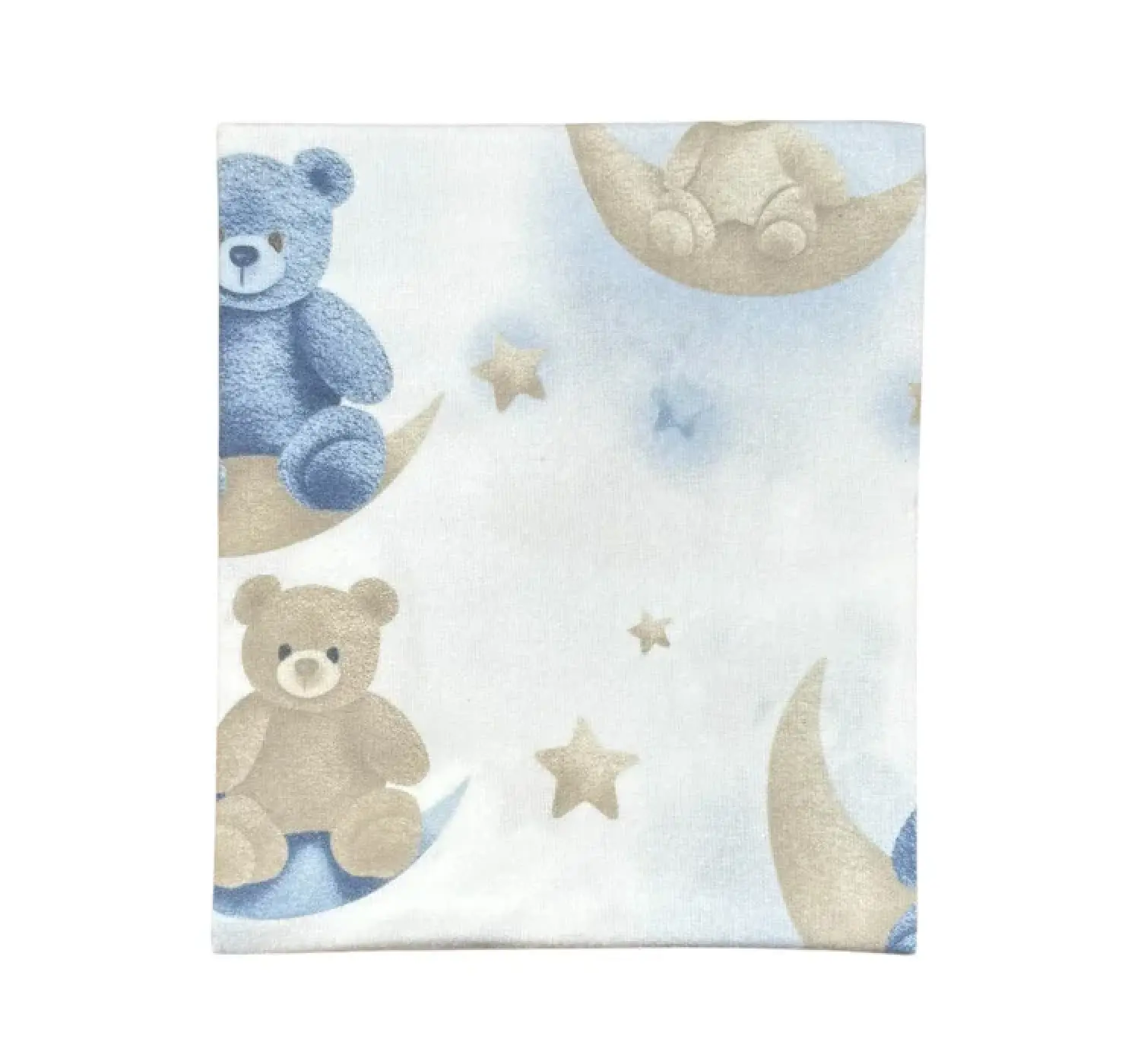 Пелюшка байка Ведмедик на місяці . Колір: Синій. Розмір : 90/80 Home.mama