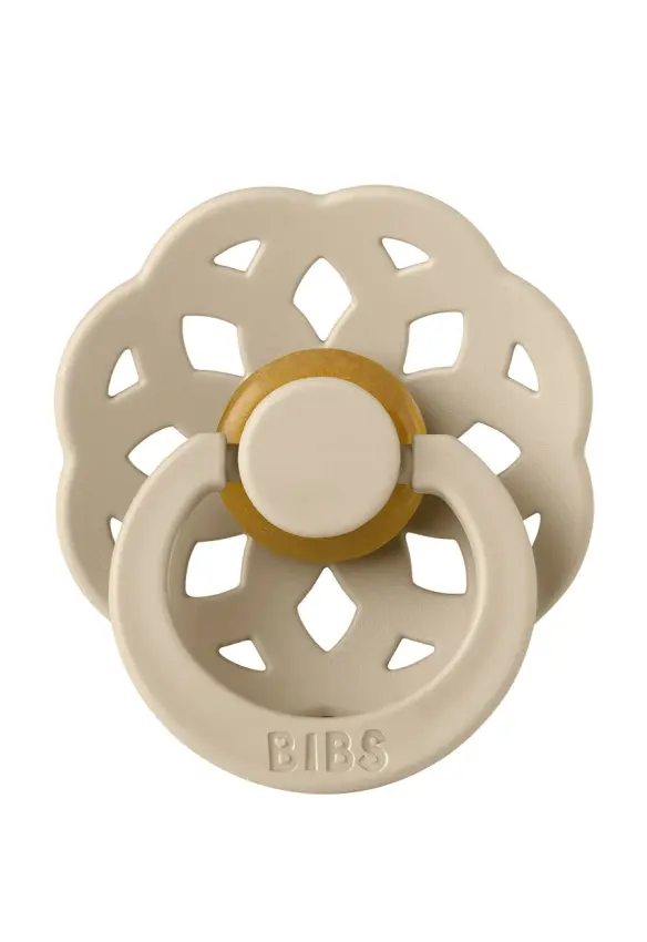 Пустушка BIBS Boheme Latex Round (кругла) – Vanilla. BIBS