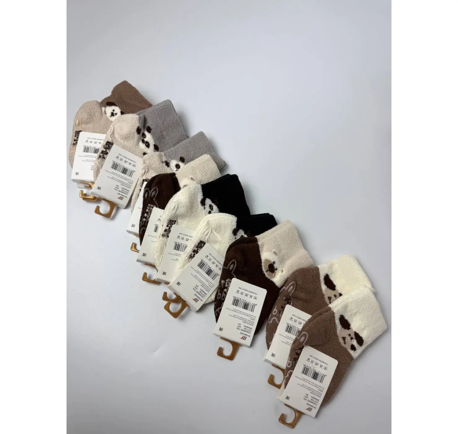 Дитячі Кашемірові шкарпетки з силіконом на стопі. Розмір: 0-6міс. Колір: Асорті. Home. Mama