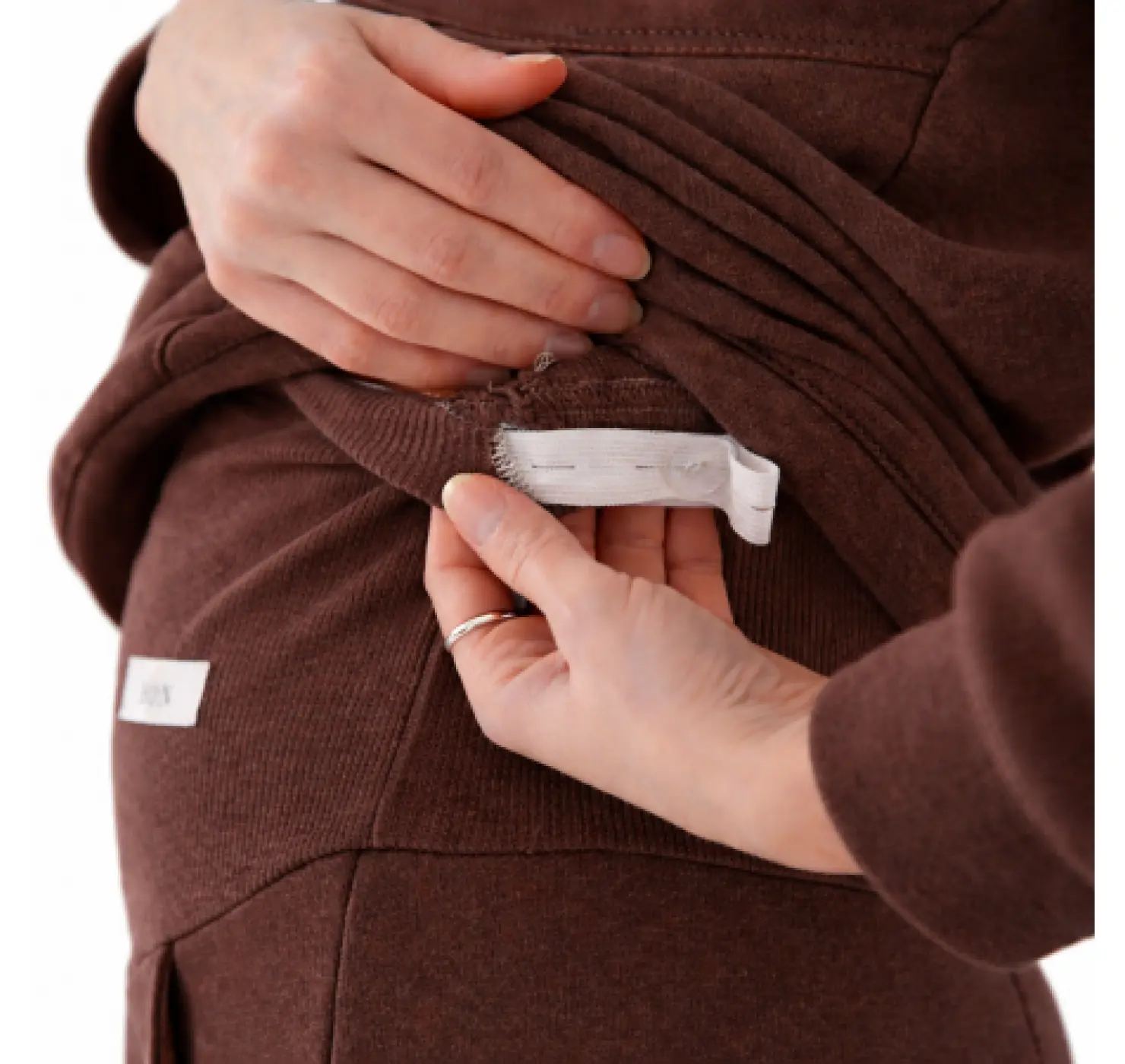 Штани палаццо для вагітних з кишенями | Розмір: XXL. Колір: Чорний. HN вид 4