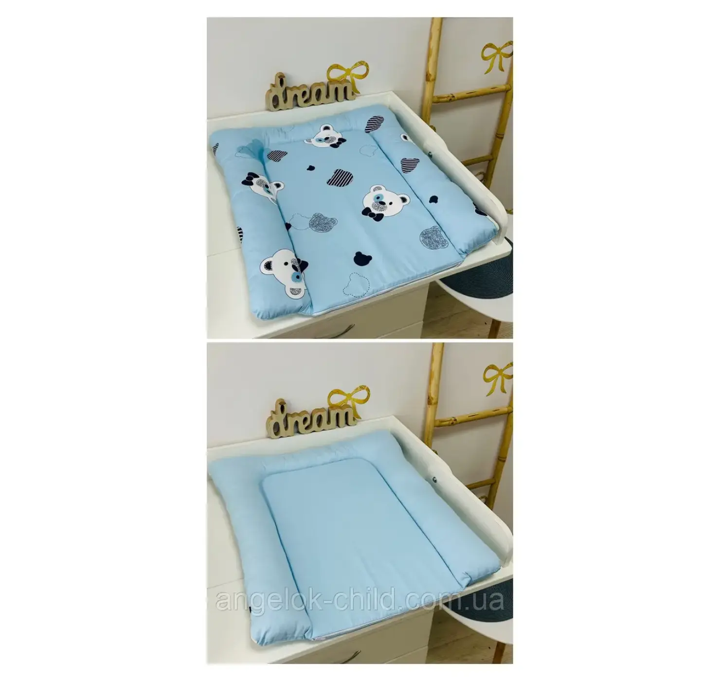 Повивальний матрац Їжачок . Колір: Сірий: Розміри : 50*70. Home.mama вид 1