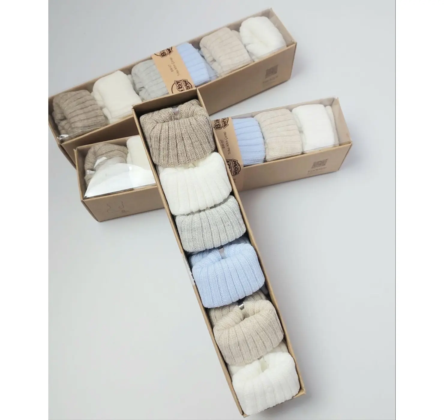 Набір шкарпеток для хлопчика. Розмір: 0-6 міс. Колір: Блакитний. Кількість: 6 шт. Home.mama