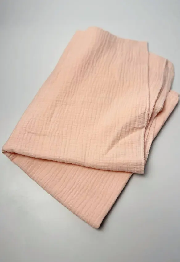 Пелюшка муслін жатка. Колір: Персиковий. Розмір: 90х70 | Матеріал: Муслін. Home.mama