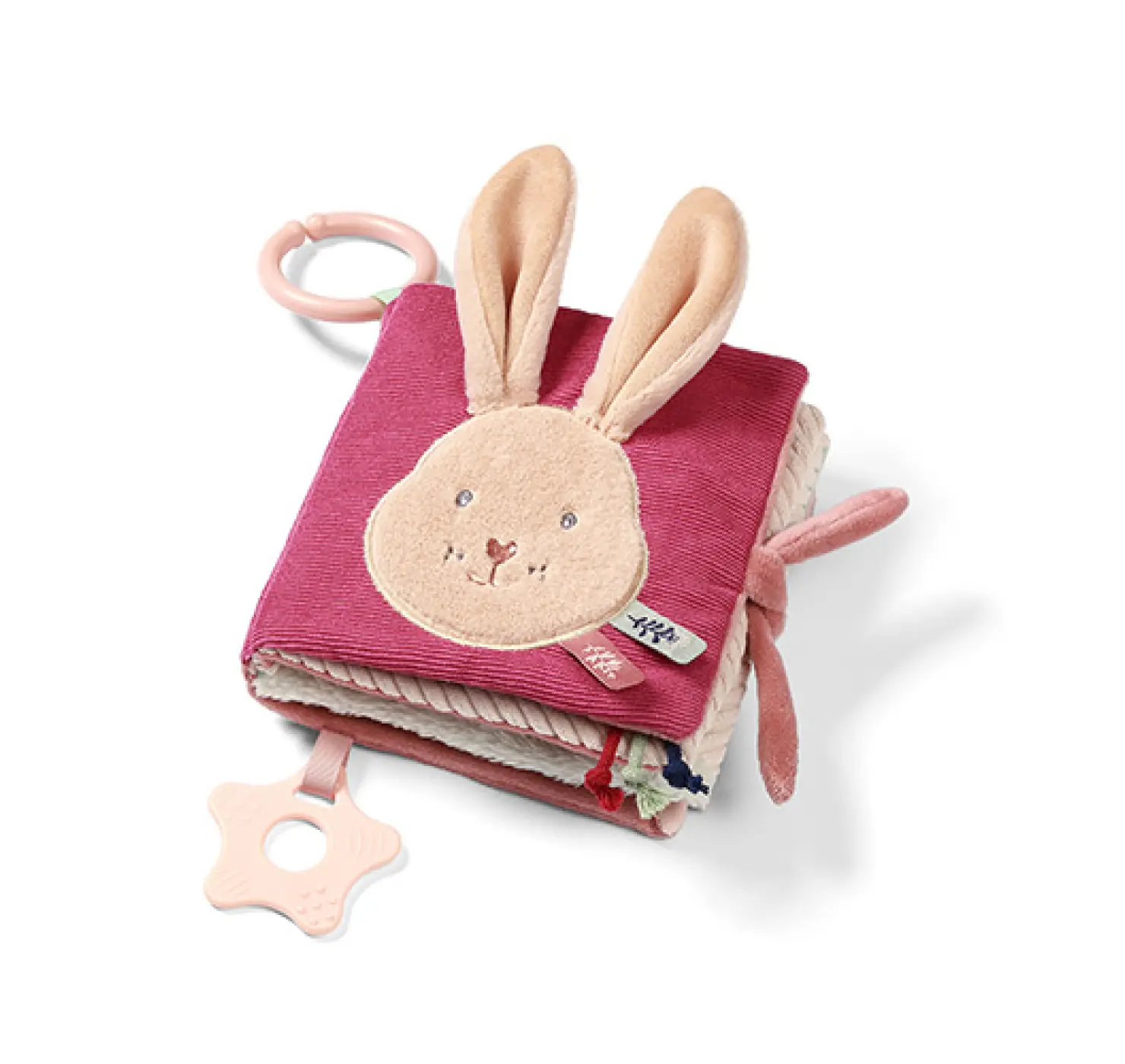 Розвиваюча м'яка книжечка Кролик Каро. BabyOno