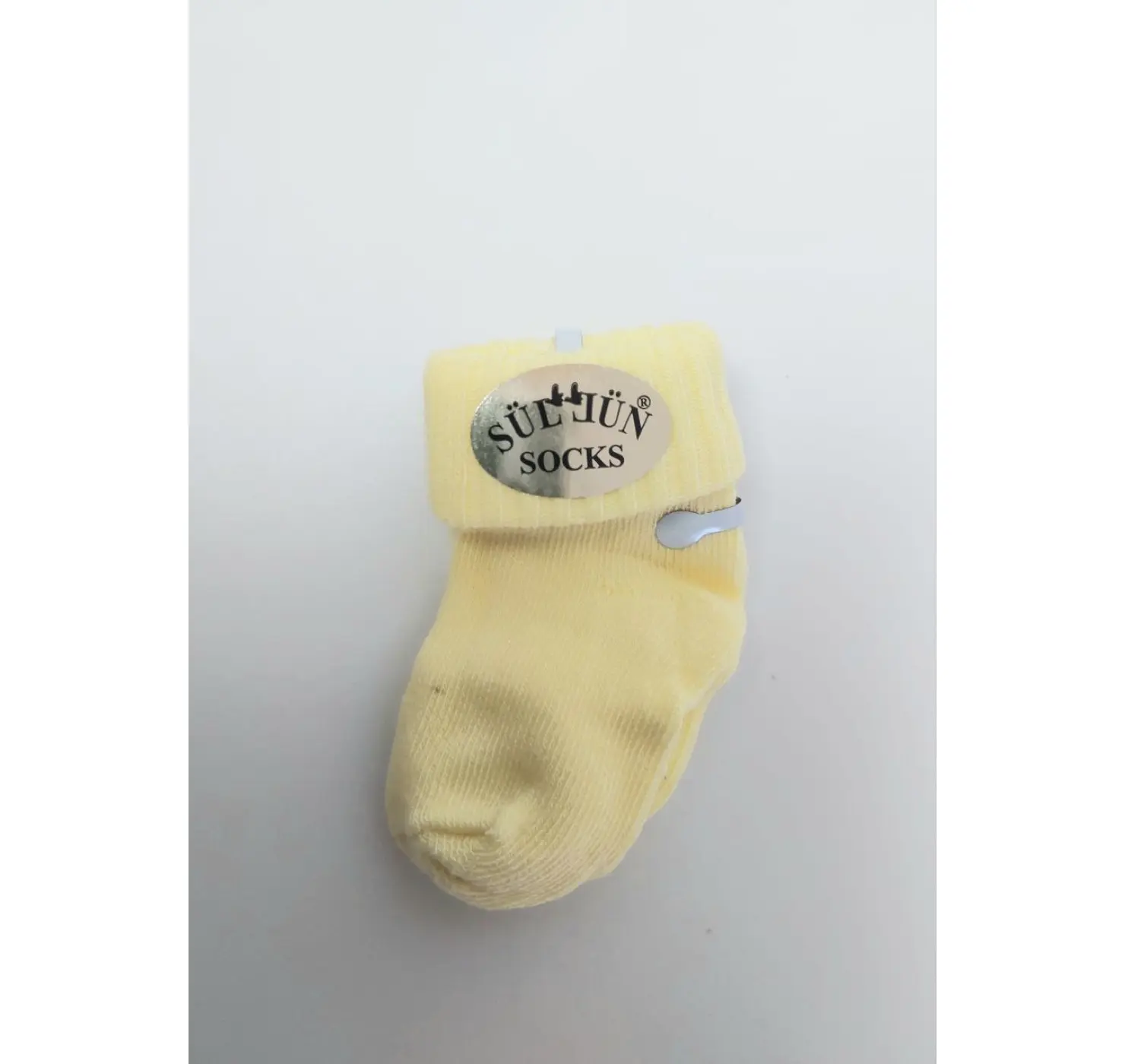 Шкарпетки тонкі. Розмір: 0-6. Колір: Жовтий. Home.mama