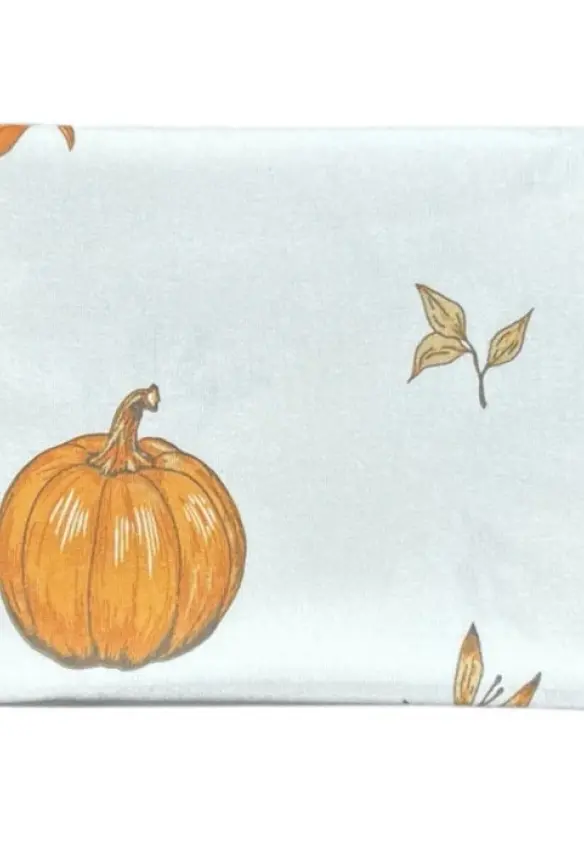 Байкова пелюшка. Принт: Гарбуз. Матеріал: Байка. Колір : Жовтий | Розмір: 90х80. Home.mama